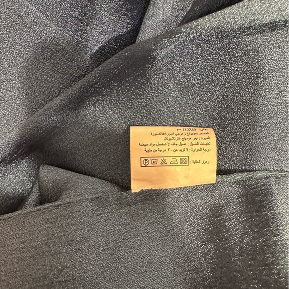 Miss Dior Silk Scarf Dark Green 64” x 26” - Picture 8 of 8